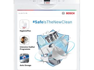Bosch 13 Place Setting Dishwasher with Intensive Kadhai Program, No Pre-Rinse, 70⁰ Hot water wash