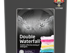 Voltas Beko A Tata Product 6.5 Kg 5 Star Fully Automatic Top Loading Washing Machine WTL6504UEA/OBS2P10 Eco-Series