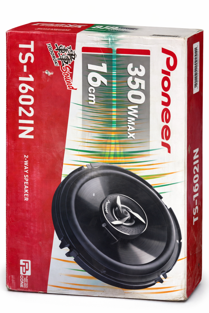 Pioneer TS-1602IN Coaxial Car Speaker | 16cm Woofer | Powerful Bass | Black