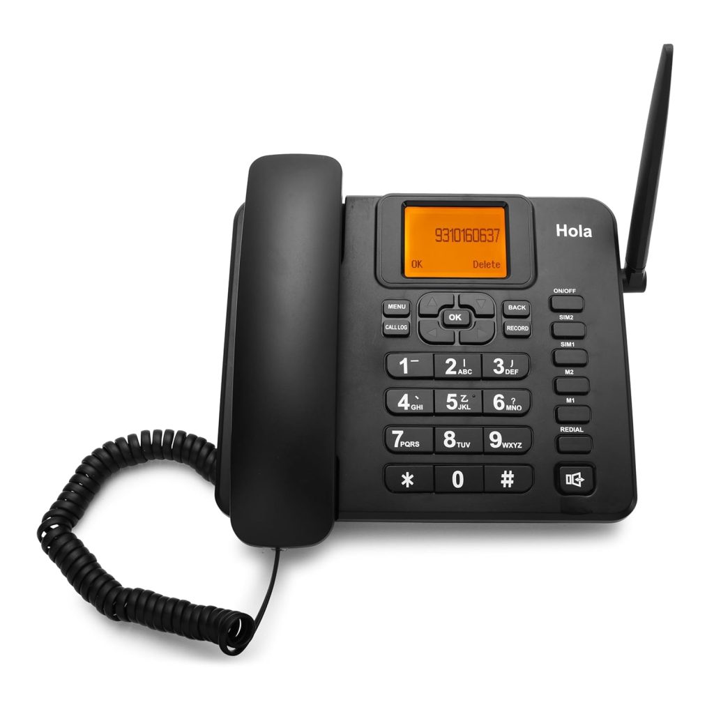 Hola F1004GW Fixed Wireless Phone with Jio Airtel,Vi BSNL Support Color Screen
