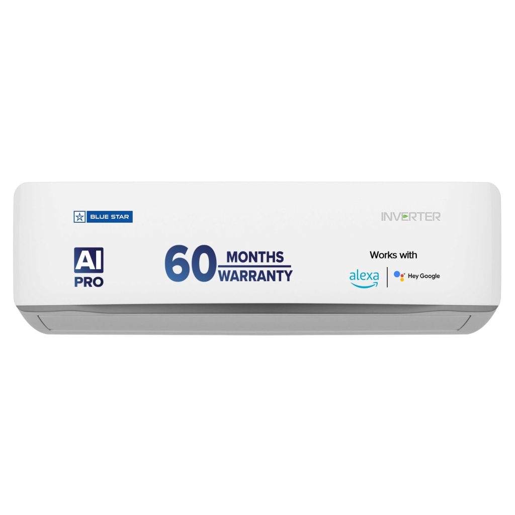 Blue Star 1.5 Ton 5 Star Wi-Fi Smart Inverter Split AC (IE518ZNURS)