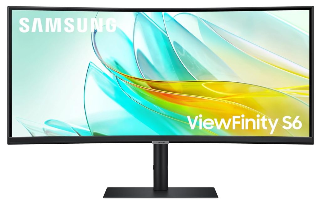 Samsung 34" ViewFinity S6 Curved Monitor LS34C650U! UWQHD