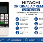 Hitachi Original AC Remote – ANM Remote Compatible with All Hitachi Split Air Conditioners