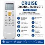 Cruise Original AC Remote – ANM Remote Compatible with All Cruise Split Air Conditioners