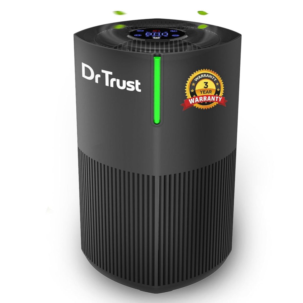 Dr Trust USA Zurich Air Purifier with True HEPA Filter & UV Ligh