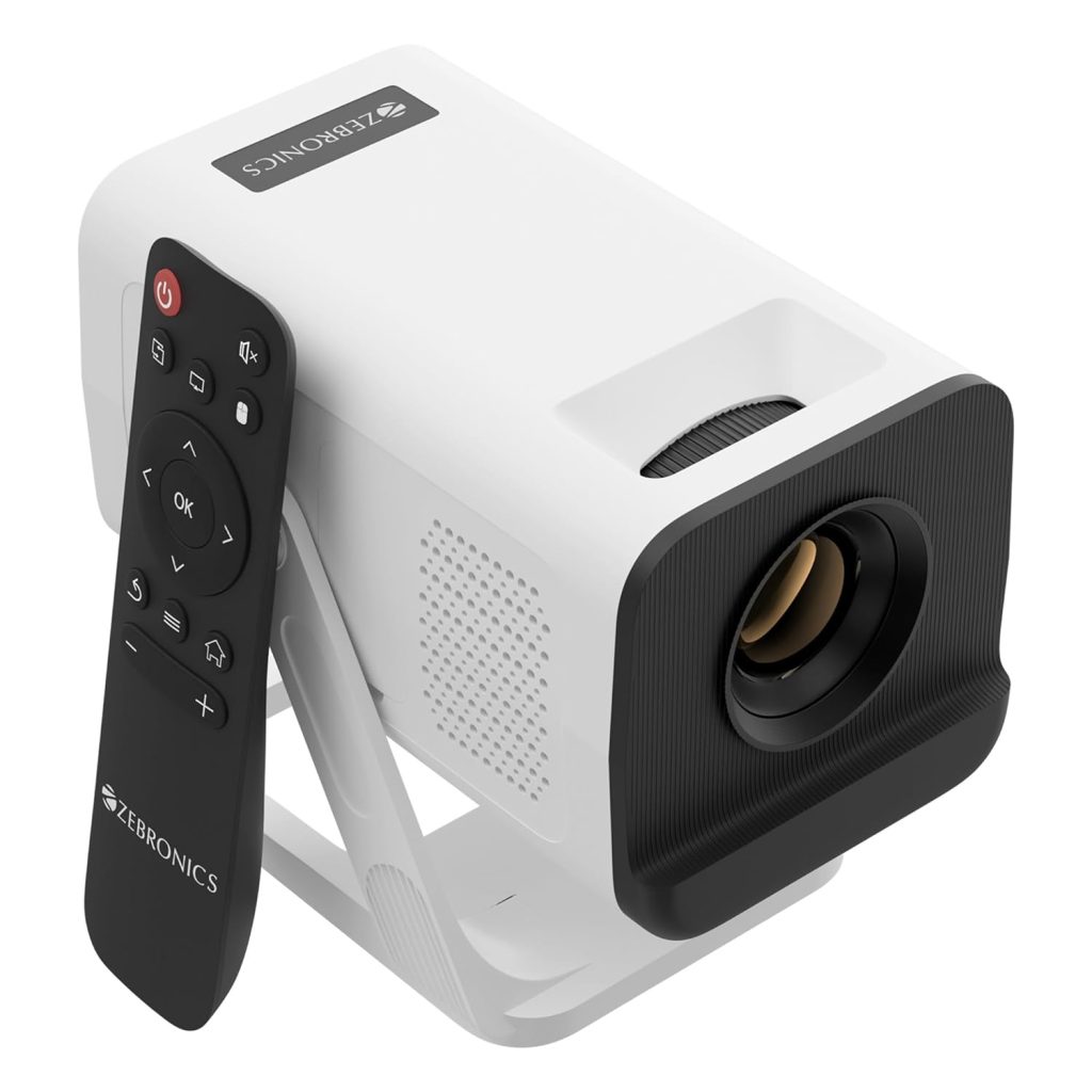 Zebronics Pixaplay 35 Android Smart LED Projector 4K UHD Support