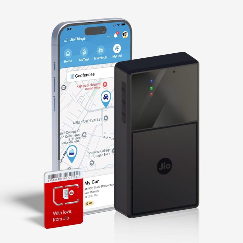 JioFind Pro 4G GPS Tracker | Car, Bike & Luggage Tracker