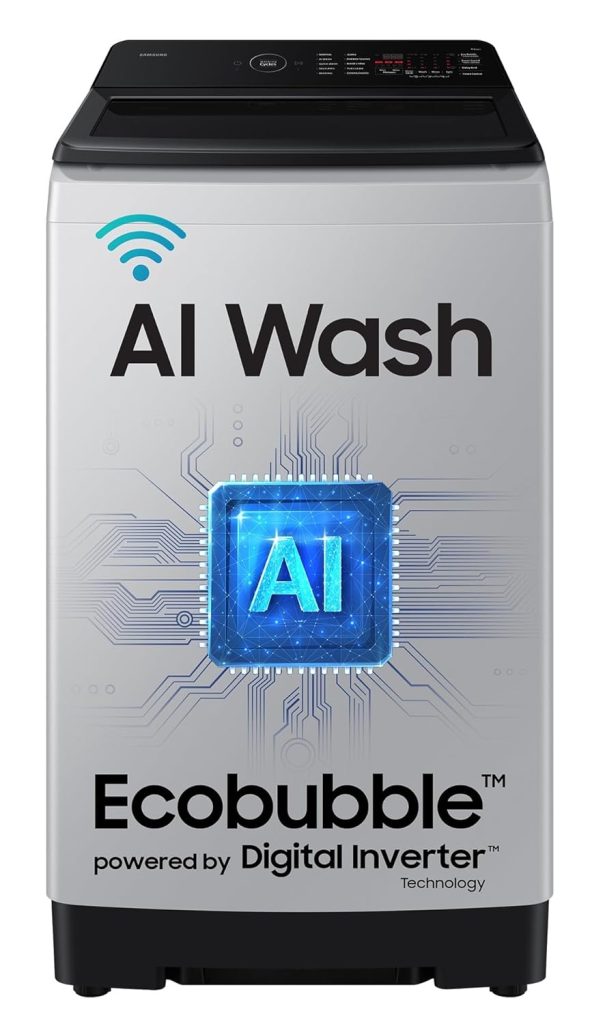 Samsung 8 Kg 5 Star AI Wash Top Load Washing Machine WA80F08S2LTL
