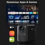 WANBO T6R Max 1080P Smart Projector with 4K HDR & Android wa3