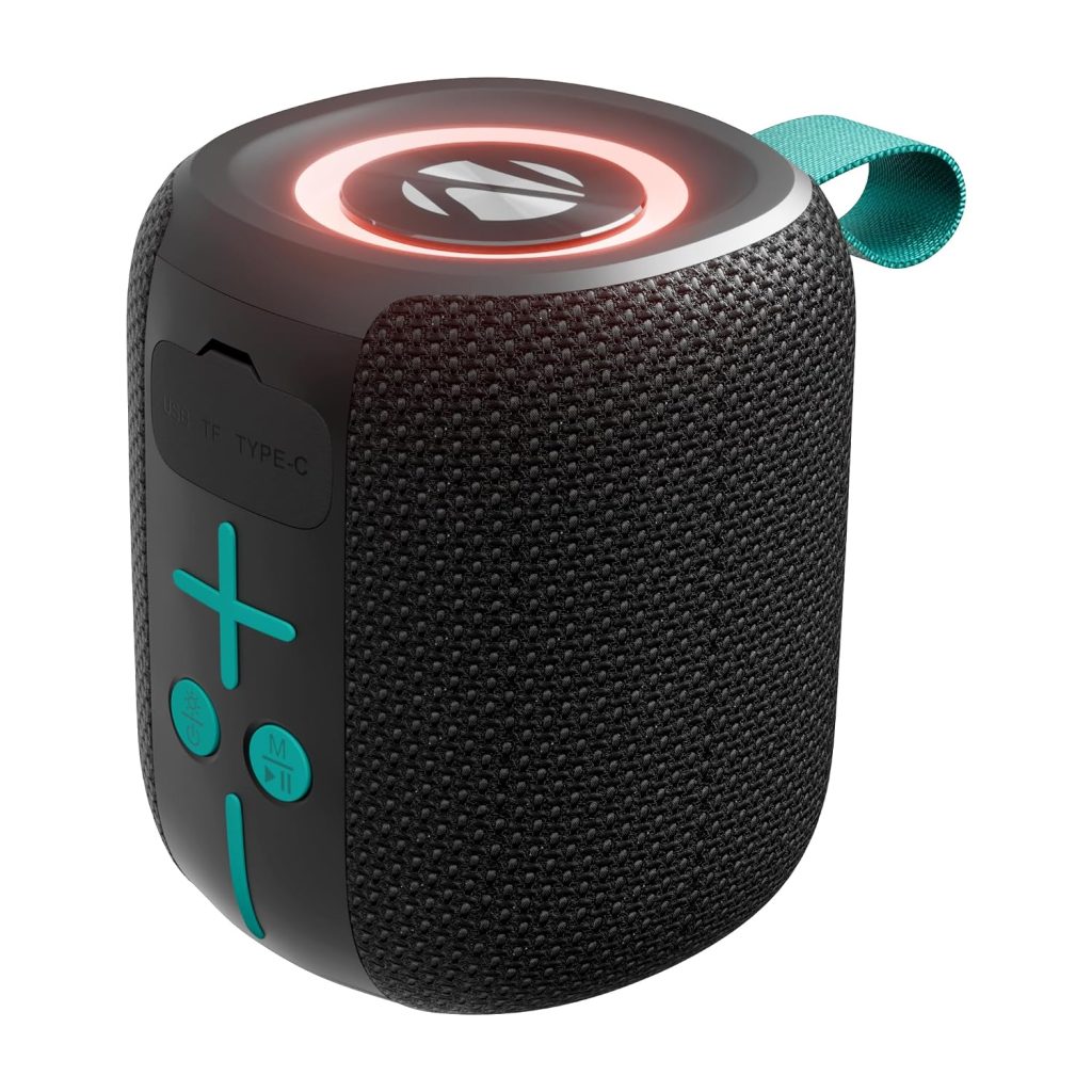 Zebronics Sonic POD 15 Portable Bluetooth Speaker, 5W, Up to 10Hrs Playback